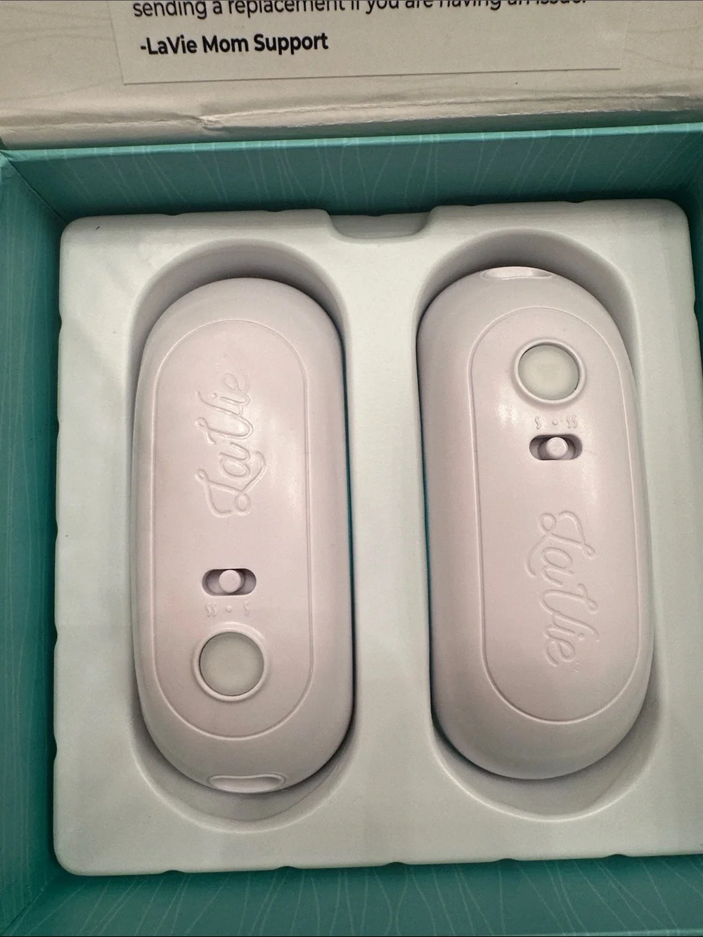 La vie Warming Lactation Massage Pads - Teal